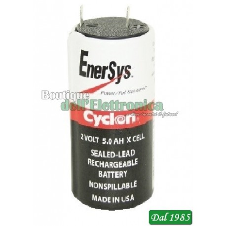 BATTERIA AL PIOMBO CYCLON 2 V - 5 AH