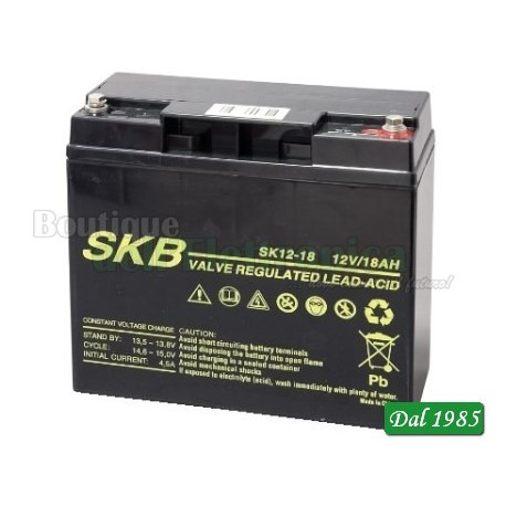 BATTERIA AL PIOMBO SKB 12 VOLT -18 AH