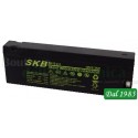 BATTERIA AL PIOMBO RICARICABILE SKB 12 VOLT 2,3 AMPER