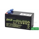 BATTERIA AL PIOMBO SKB 12V - 1,3 AH