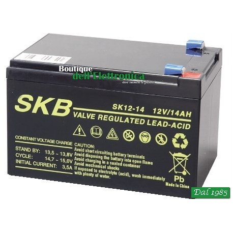 BATTERIA AL PIOMBO SKB 12V - 14 AH