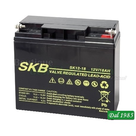 BATTERIA AL PIOMBO SKB 12V - 18 AH