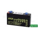 BATTERIA AL PIOMBO SKB 6V - 1,3 AH