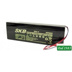 BATTERIA AL PIOMBO SKB 6V - 4,0 AH PER BEGHELLI