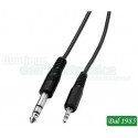 CAVO AUDIO 1JACK 3,5 E JACK 6,3