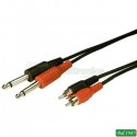 CAVO AUDIO JACK MONO 6,3 /RCA