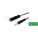 CAVO AUDIO STEREO SPINA JACK 3,5MM / PRESA JACK 3,5MM 1,5M