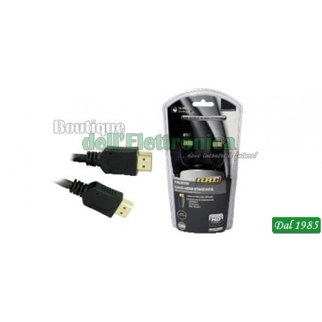 CAVO HDMI HIGH SPEED CON ETHERNET HD HOME SERIES 2MT