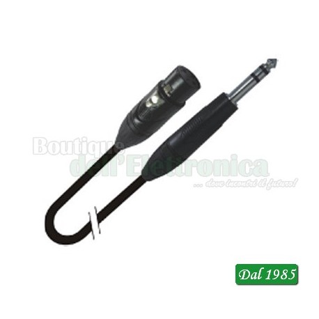 CAVO MICROFONICO PROF 5M CANON FEMMINA JACKMZZX500