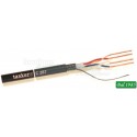 CAVO MICROFONICO QUAD PROFESSIONALE C287 2X2X24 AWG TASKER