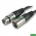 CAVO PER MICROFONI CANNON MASCHIO CANNON FEMMINA 6 MT