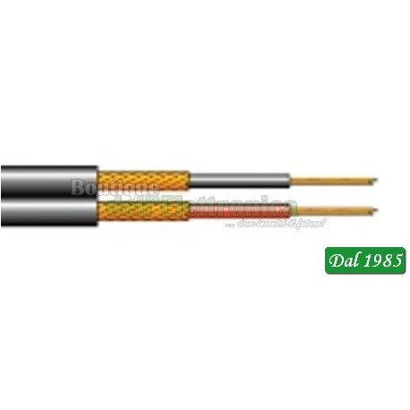CAVO SCHERMATO 2x0.14 mmq
